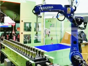 JSR Automation Robot grabs workpiece by 3D vision