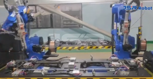 Frame welding robot