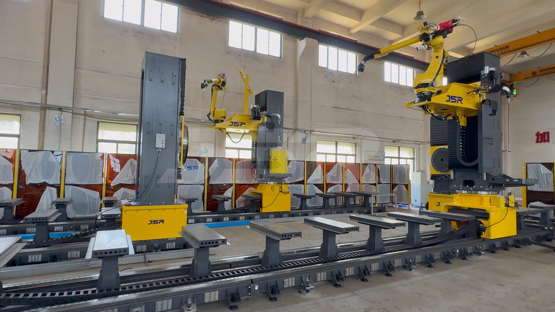 Customized FANUC Robotic Welding Solution for Large Trailer Floors